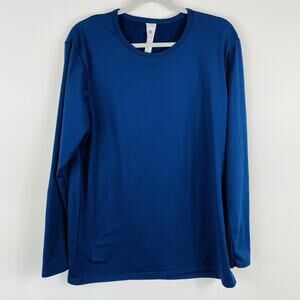 Lapasa Thermal Shirt Men's XL Navy Blue Fleece Lined Long Sleeve Base Layer